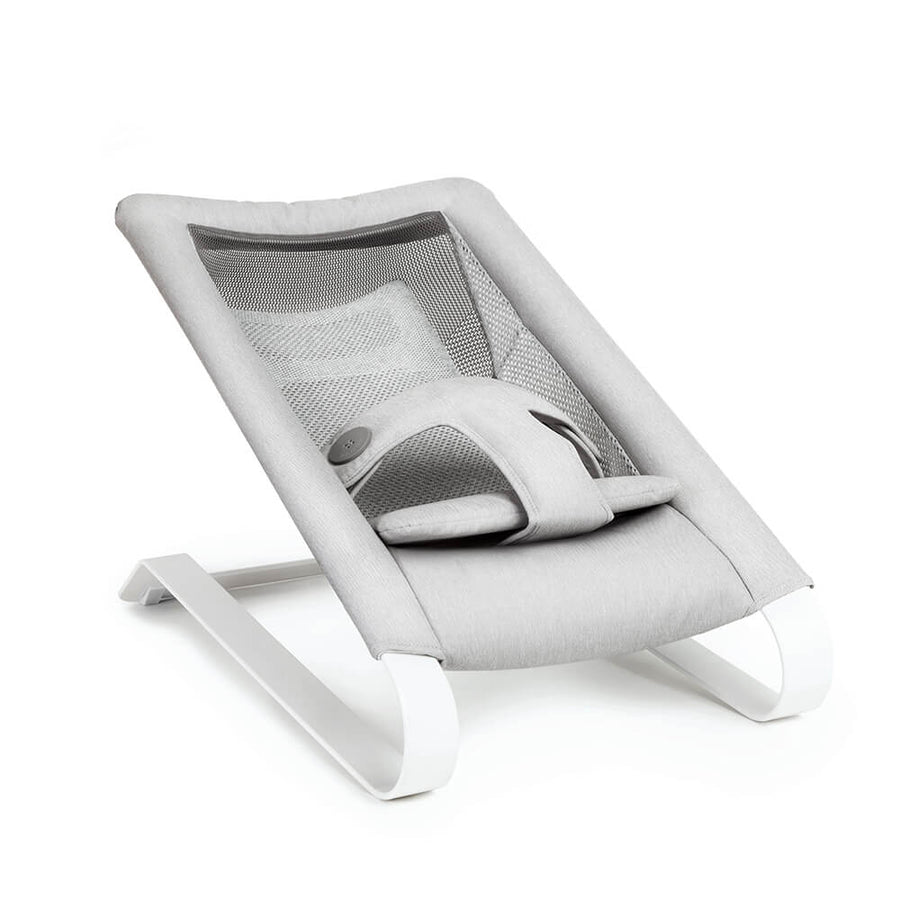 Bombol Bamboo 3Dknit baby bouncer Pebble Grey rest